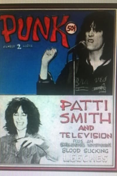 pärm av tidnin gen "Punk" med Patti Smith