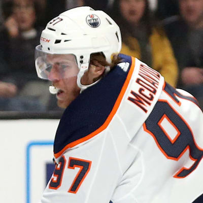Connor McDavid gjorde mål i NHL.