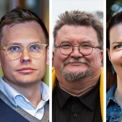  Antton Rönnholm, Arto Luukkanen, Riikka Pirkkalainen ja Veli Liikanen.