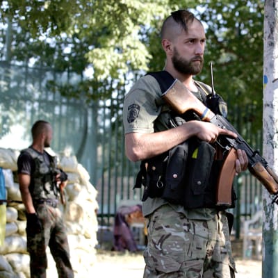 Ukrainan sotilaita.