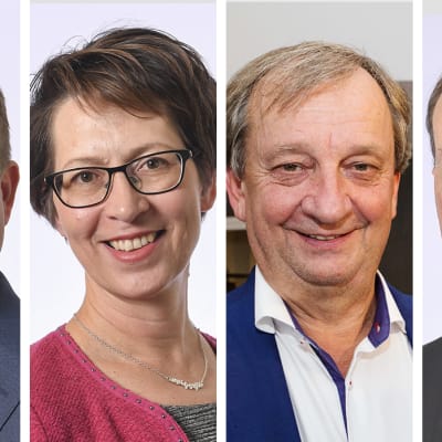 Petteri Orpo, Sari Essayah, Hjallis Harkimo, Jussi Halla-aho.