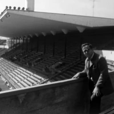 En reporter på Olympiastadion