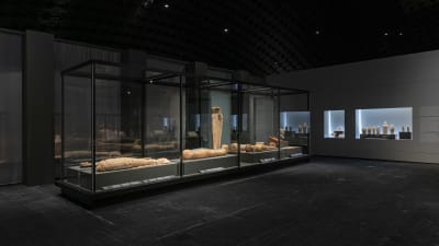 Mumier och begravningsritualer på Amos Rex utställning Egyptens prakt.