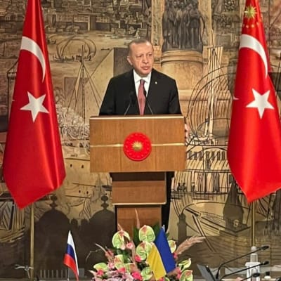 Förhandlingar mellan Ryssland och Ukraina i Turkiet 29.3.2022.