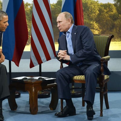 Obama och Putin diskuterade Syrien under G8-mötet
