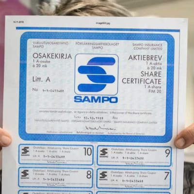 Sampos aktier makuleras