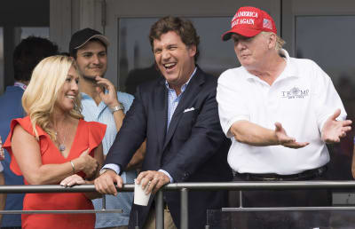 Marjorie Taylor-Greene, Tucker Carlson ja Donald Trump