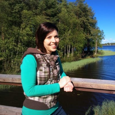 Mariana Rocha veisi Oulussa vierailevan tutustumaan esimerkiksi Kuivasjärven maisemiin.