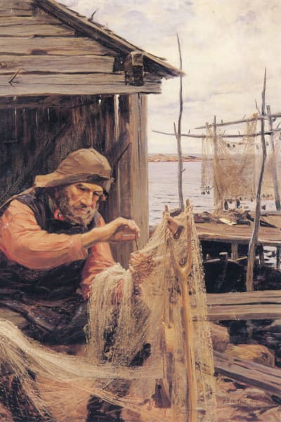Målningnen Norsk fiskare.
