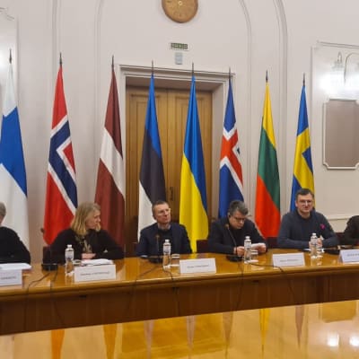 Ulkoministereiden tapaaminen Kiovassa.