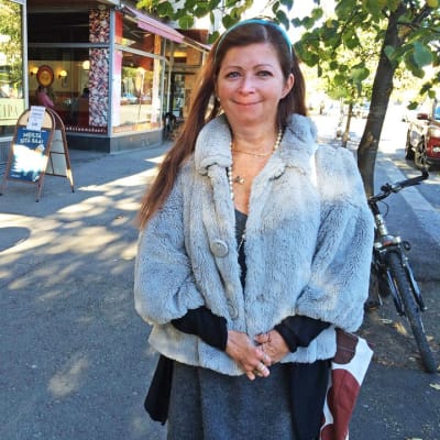 Tampereen reumayhdistyksen puheenjohtaja Katja Metsävainio Tammelassa.