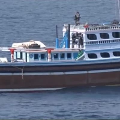 Uutisvideot: Somaliaan matkanneesta kalastuslaivasta löytyi suuri aselasti