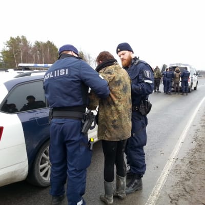 Poliisi on ottanut kiinni aktivistin Pyhäjoella