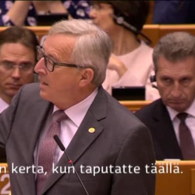 Uutisvideot: Kaksintaistelu Euroopan parlamentissa