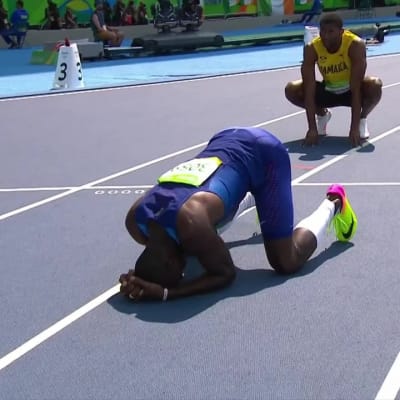 Rion olympialaiset: 400 metrin aitajuoksun mestaruus Yhdysvaltain Clementille