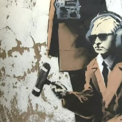Uutisvideot: Banksyn taideteos tuhoutui remontin yhteydessä