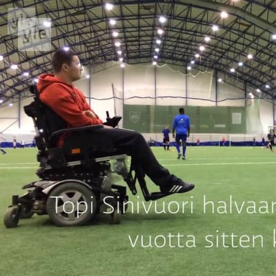 Yle Uutiset Häme: Neliraajahalvaantunut jalkapallovalmentaja