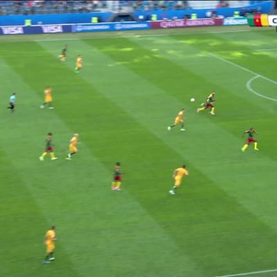 Jalkapallon FIFA Confederations Cup 2017: Maalikooste: Kamerun - Australia