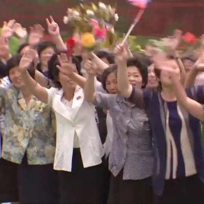 Kiinan presidentti Xi Jinping saapui vierailulle Pohjois-Koreaan