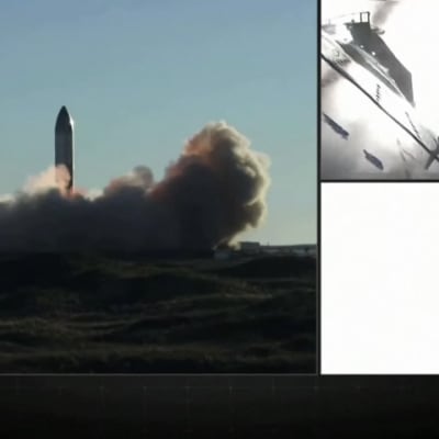 SpaceX-yhtiön raketti räjähti laskeutumisyrityksen aikana