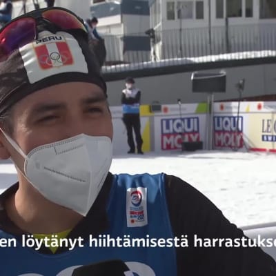 Perulaishiihtäjä osoitti huumorintajuaan suomen kielellä MM-debyyttinsä jälkeen