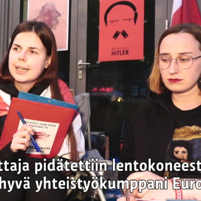 Kaksi valkovenäläistä aloitti syömälakon Varsovassa