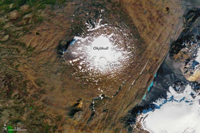 Okglaciären den 14 september 1986