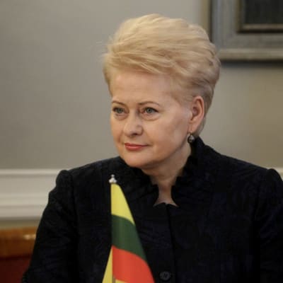 Liettuan presidentti Dalia Grybauskaite 