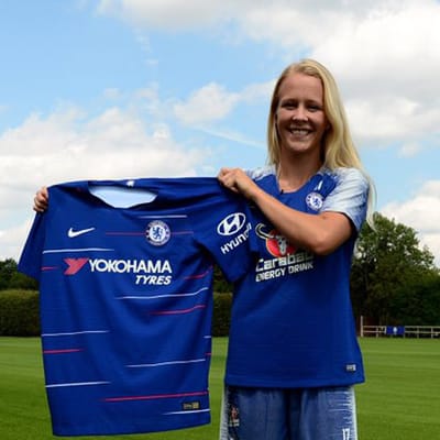 Adelina Engman skrev på för Chelsea LFC.