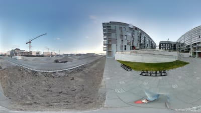 Ett misslyckat panoramafoto från Gräsviken.