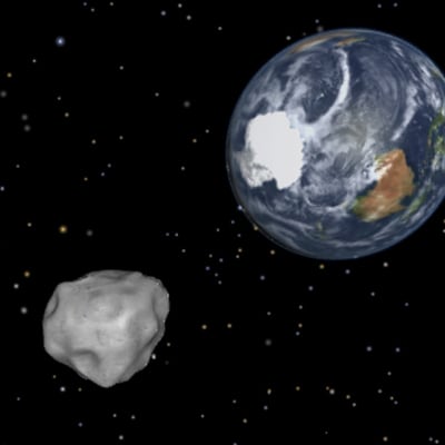 NASA visar hur asteroiden såg ut i rymden