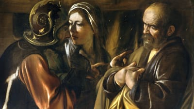 Caravaggios målning "Petrus förnekelse"