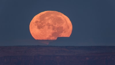Supermåne i Utah, USA.