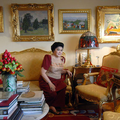 Imelda Marcos asunnossaan Manilassa 7.6.2007.