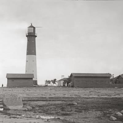 Seiskarin majakka 1920-30-luvulla.