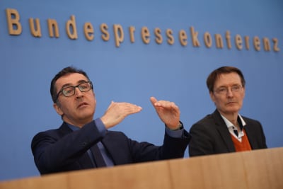 Cem Ozdemir och Karl Lauterbach. 