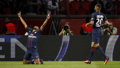 PSG:s brasilianska ytter Lucas har gjort två mål på de tre senaste ligamatcherna. I kväll väntar Arsenal i Champions League.
