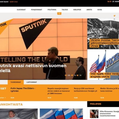 Venäjän valtiollinen uutistoimisto aloitti suomenkielisten uutisten julkaisemisen.