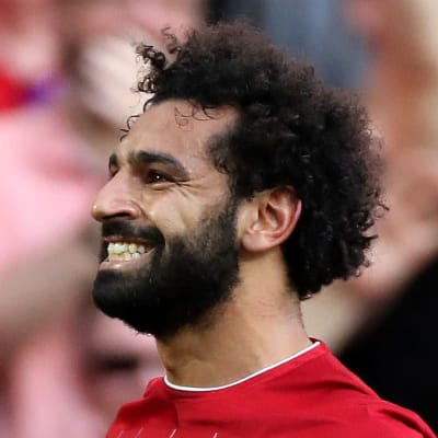 Mohamed Salah firar 3–0-målet.