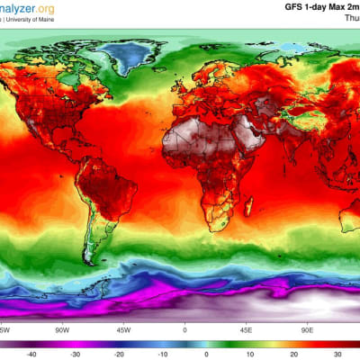 Ympäri maailmaa on mitattu poikkeuksellisia lämpötiloja.