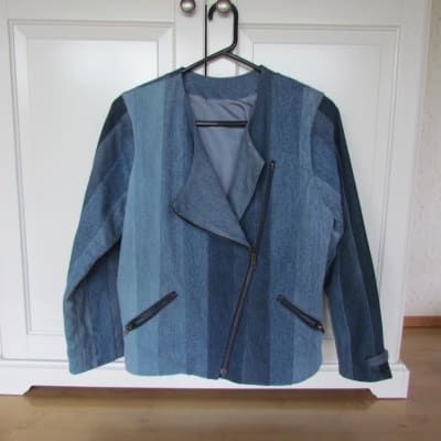 Jacka av gamla jeans