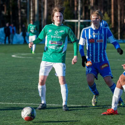 Emerik Grönroos, Touko Laakkonen, Fredrik Fladby, EIF - Klubi04 12.3.2016.