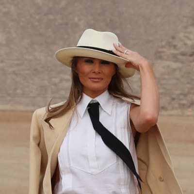 Melania Trump i Egypten. 