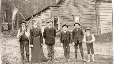 Andrew Lauris hus och Uleåborgs postkontor i Wiscons.