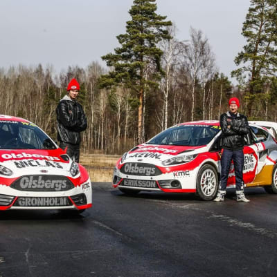 Niclas Grönholm och Kevin Eriksson är klara för VM-serien i rallycross.