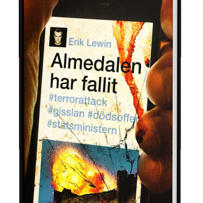 Pärmbilden av boken Almedalen har fallit av Erik Lewin.