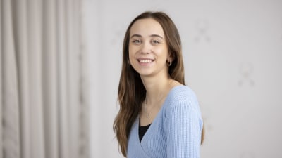 Luciakandidat nr. 2 Janina Bäckman.