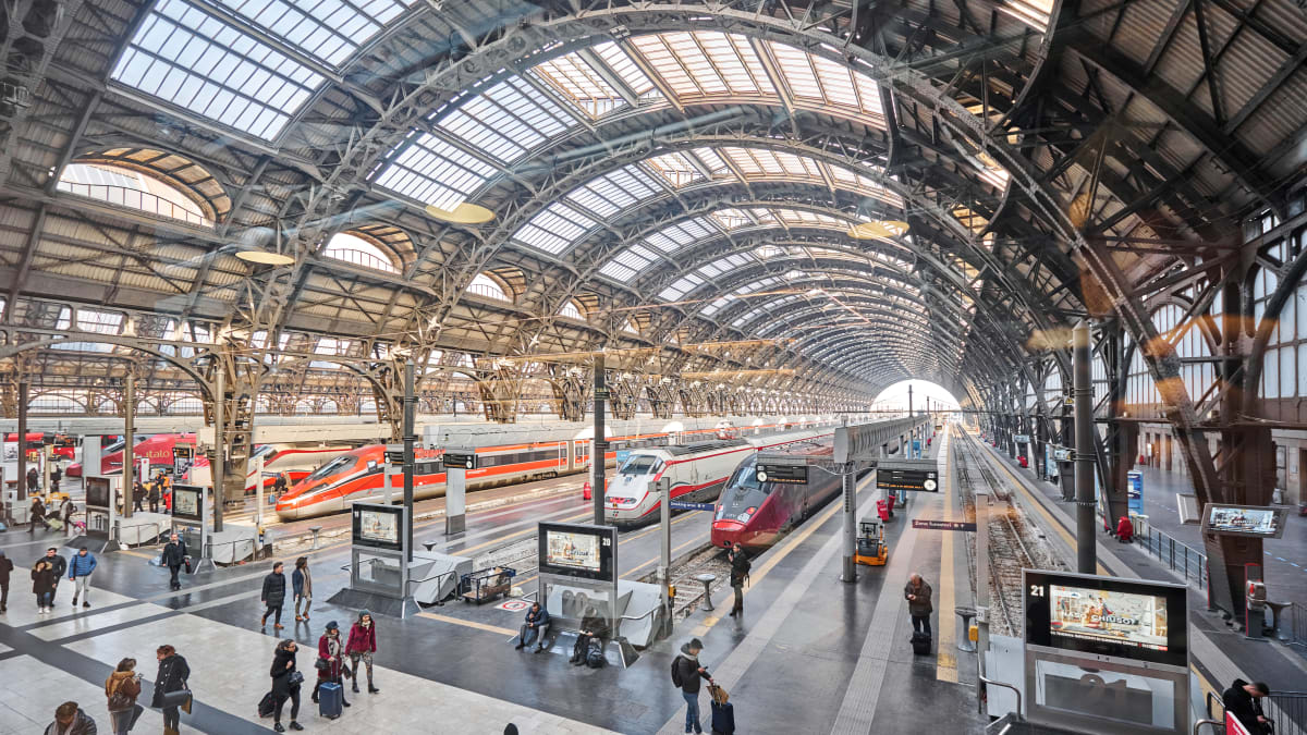 Vi åkte tåg till kontinenten för att jämföra med att flyga vill du