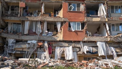 Förstörelse i Hatay, Turkiet 