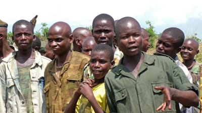 Tidigare barnsoldater i Kongo-Kinshasa